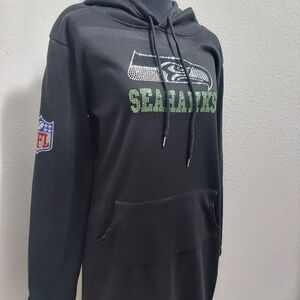 Seattle Seahawks Black Hoodie Dress
